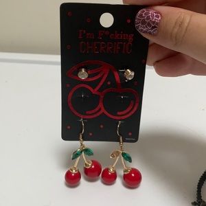 Cherry earrings